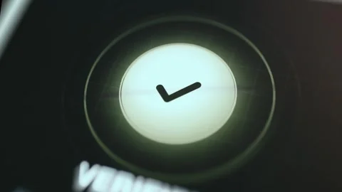 Red Encryption Progress - Modern HUD Close Up Stock Footage 336945335