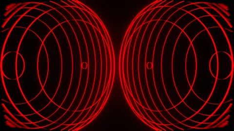 Red Endless Underrated Path Background VJ Loop in 4K Video stock 342408606