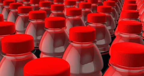 Red energy drink Video stock 89401857