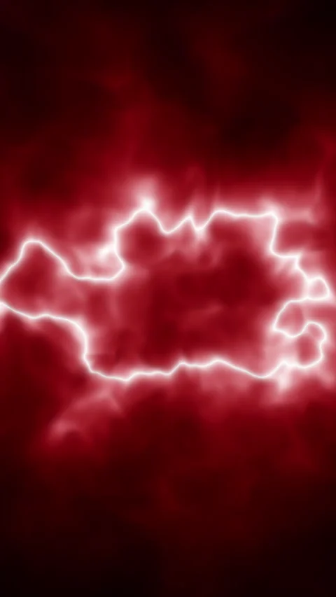 Red Energy Plasma Loop for Cybersecurity, Server Networks, and Big Data Stock Footage 337762156