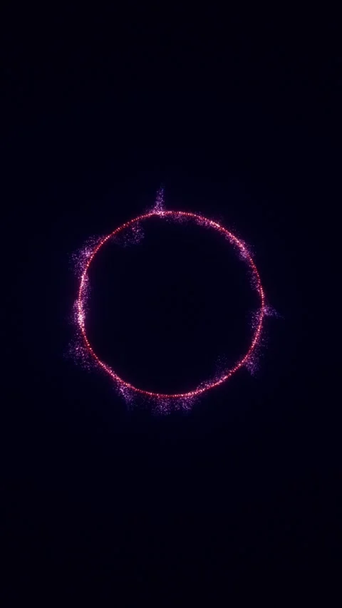 Red Energy Ring Stock Footage 310418230