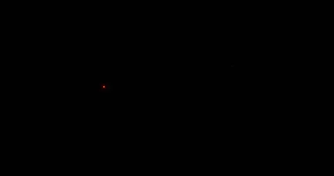Red energy spin effect on black background Stock Footage 317886216