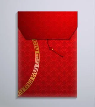 Red envelope packet for new year Stock-Illustration