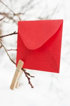 Red envelope Stock Photos