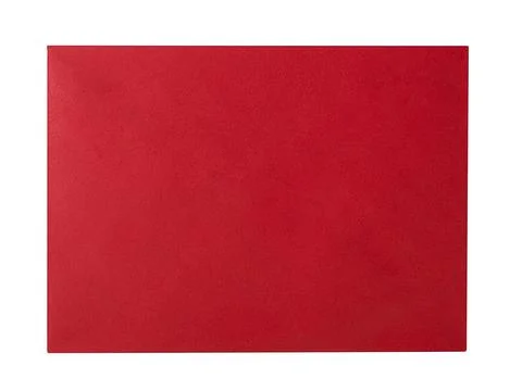 Red envelope on white background Stock Photos