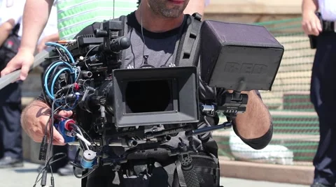 RED Epic Camera Operator Vídeos de archivo 65200418