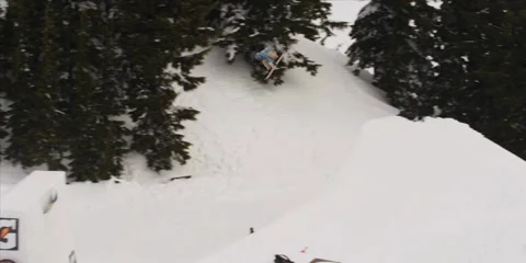 Red Epic - snowboarder going big at Mt.Hood oregon Stock-Footage 38637928