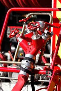 Red equipement Stock Photos