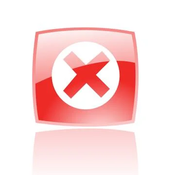 Red error Illustrazione stock