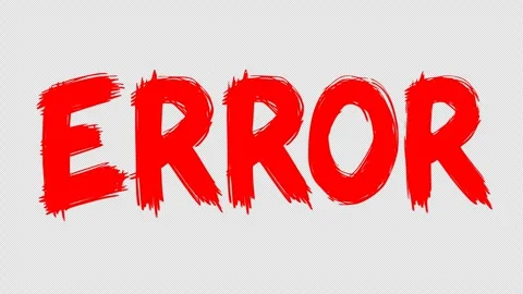 Red error text line boil effect animation 스톡 동영상 347388236