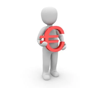 Red euro Stock Illustration