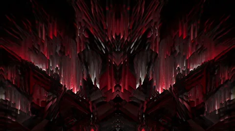 RED Evil 60fps VJ Loops. EDM VIsuals Stock Footage 63763221