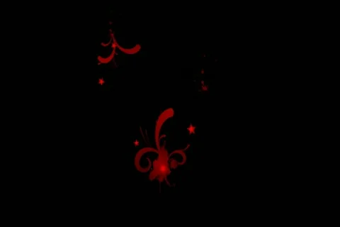 Red Evolution Flourish Wipe Widescreen Stock Footage 10870870