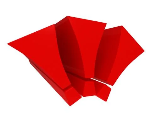 Red exclamation marks Stock Illustration