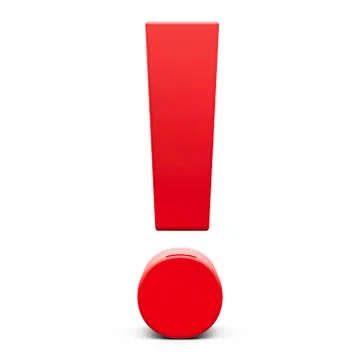 Red Exclamation point Stock Illustration