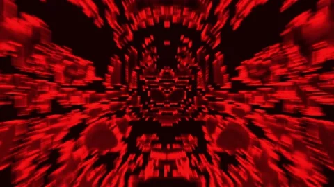 Red Experimental Energy Core Reactor Futuristic Cyber VJ Loop 4K Seamless 스톡 동영상 333156438