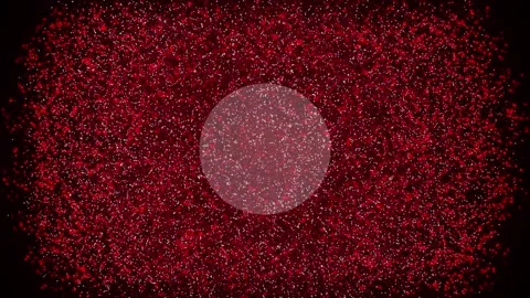 Red exploding particles background Stock Footage 172169976