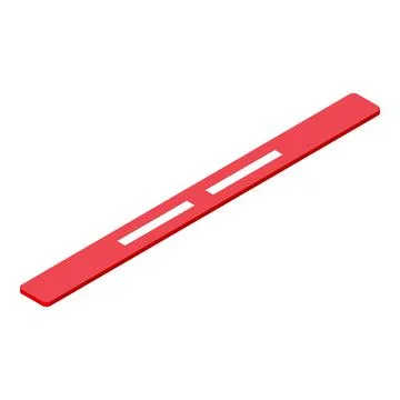 Red express test showing negative result on white background Stock Illustration