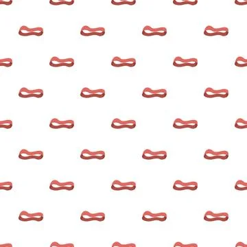 Red eye mask seamless pattern design background Stockillustratie