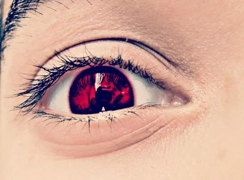 Red Eye Foto stock