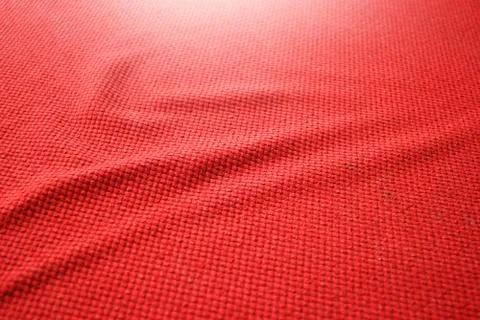 Red fabric background Stock Photos