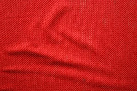 Red fabric background Stock Photos