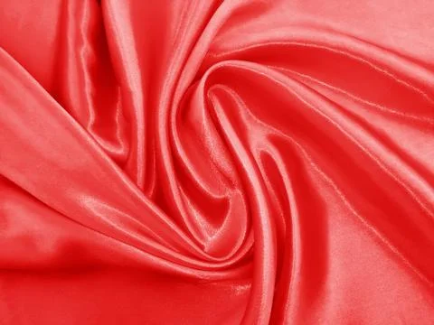 Red fabric background Stock Photos