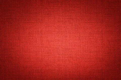 Red fabric background – seamless texture of textile material Фото