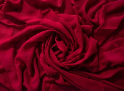Red Fabric Background Texture Stockfoto's