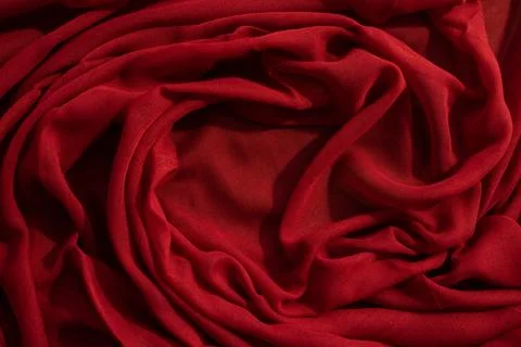 Red Fabric Background Texture 스톡 사진