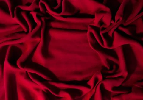 Red Fabric Background Texture Foto stock