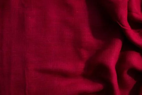 Red Fabric Background Texture Stock Photos
