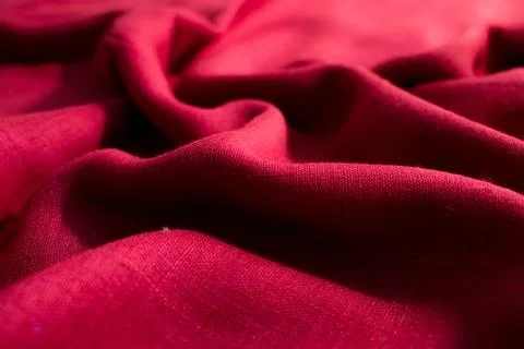 Red Fabric Background Texture Stock Photos