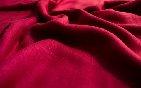 Red Fabric Background Texture Stock Photos