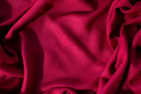 Red Fabric Background Texture Stock Photos