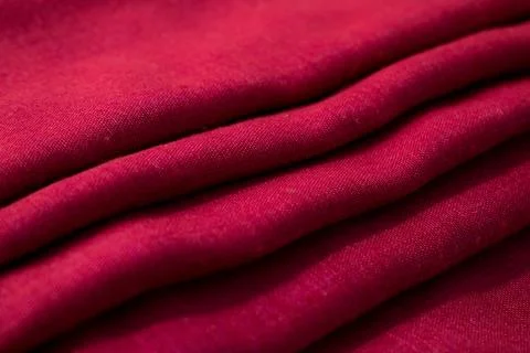 Red Fabric Background Texture Foto stock