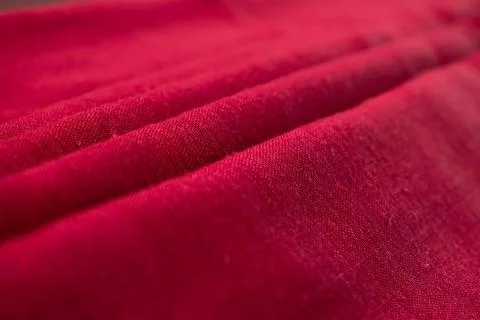 Red Fabric Background Texture 写真素材