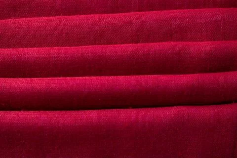 Red Fabric Background Texture Foto stock