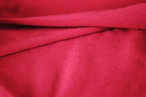 Red fabric close up texture Stock Photos