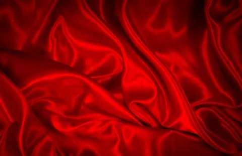 Red fabric Stock Photos