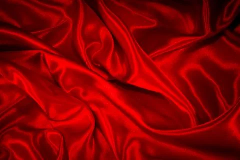 Red fabric Stock Photos