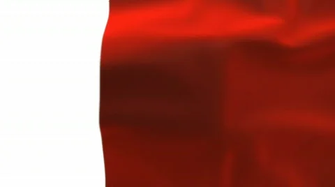 Red fabric pulled over a cube. Stock Footage 874528