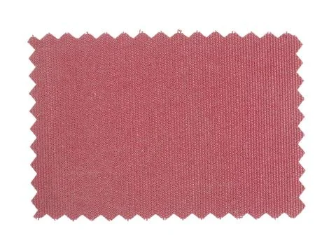 Red Fabric sample Foto stock