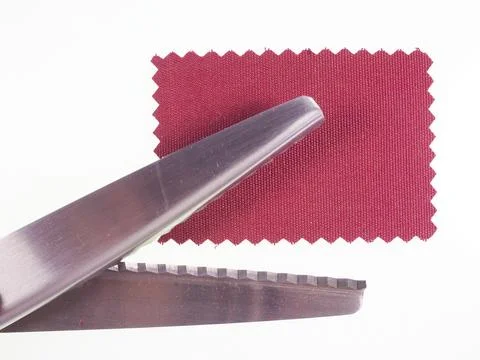 Red Fabric sample Stock Photos