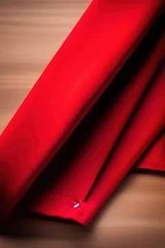 Red fabric textile texture background Stock Illustration