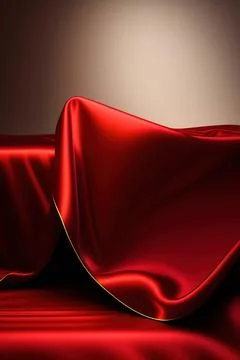 Red fabric textile texture background Stock Illustration