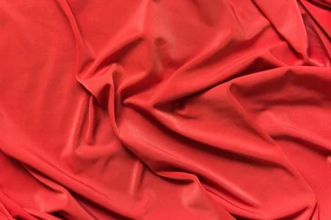 Red fabric texture background 库存照片