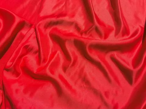 Red fabric texture for backgroundwith coy space. Valentines Day or Christmas  Stock Photos