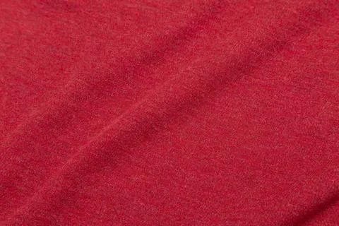 Red fabric texture, Cloth pattern background Stock Photos