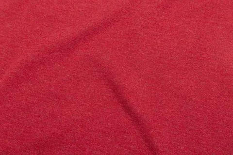 Red fabric texture, Cloth pattern background Stock Photos